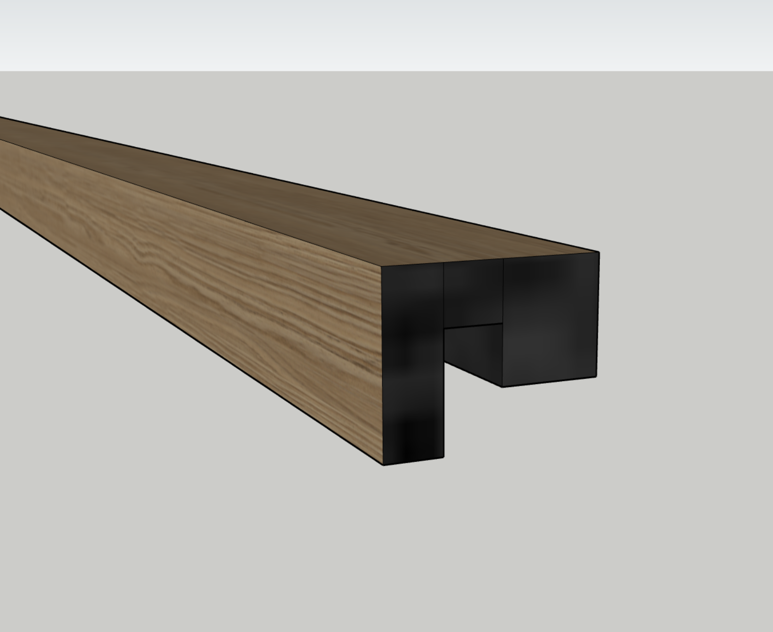 Wood Panel Top Trim